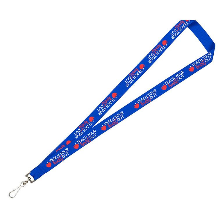"LASALLE RECYCLED" 3/4" Import Air Ship Recycled RPET Silkscreen Lanyard 27