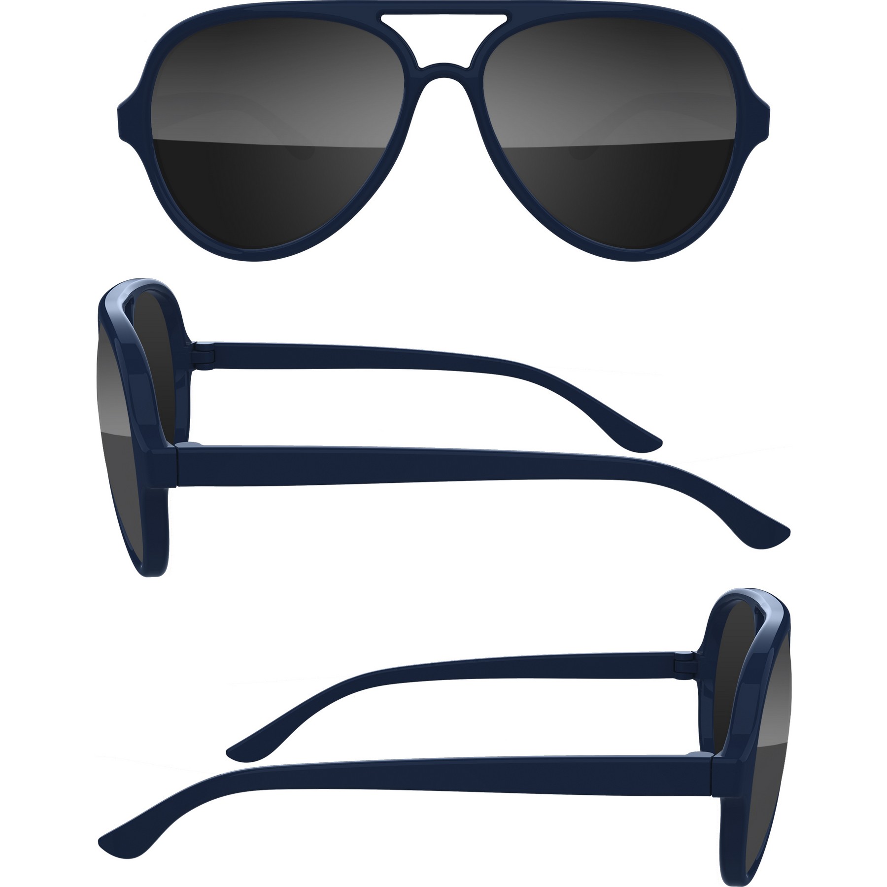 Aviator Sport Sunglasses w/ Full Color Arm Imprint 35