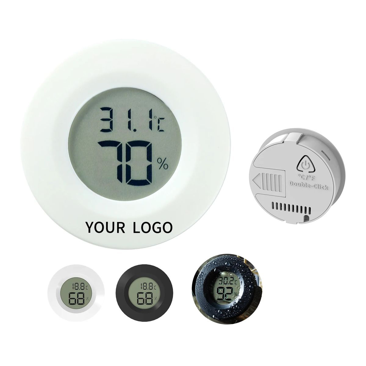 Compact Digital Hygrometer Thermometer for Indoor or Outdoor Use 2