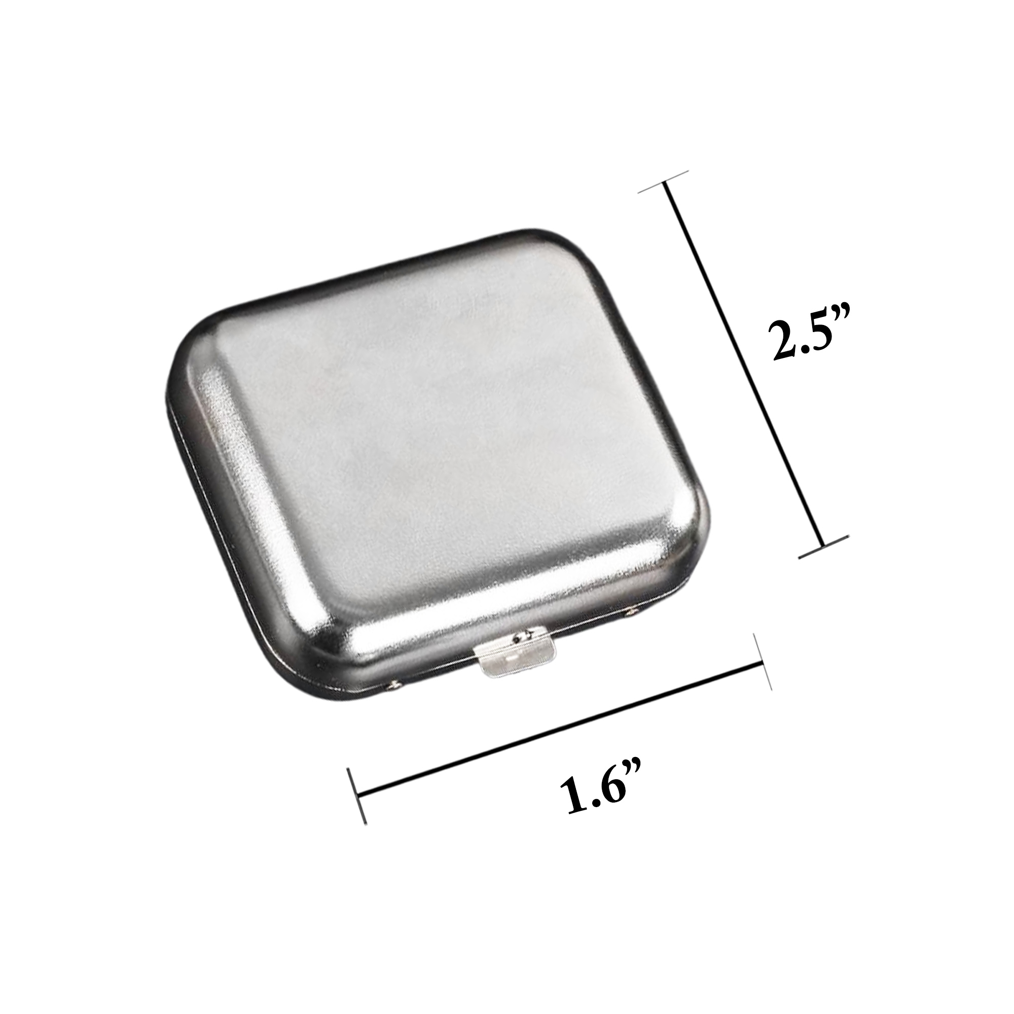 MOQ50 Portable Metal Pocket Ashtray For Travel 2