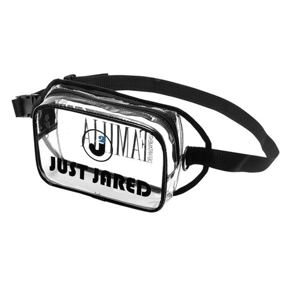 2 Zipper Clear Fanny Pack 2