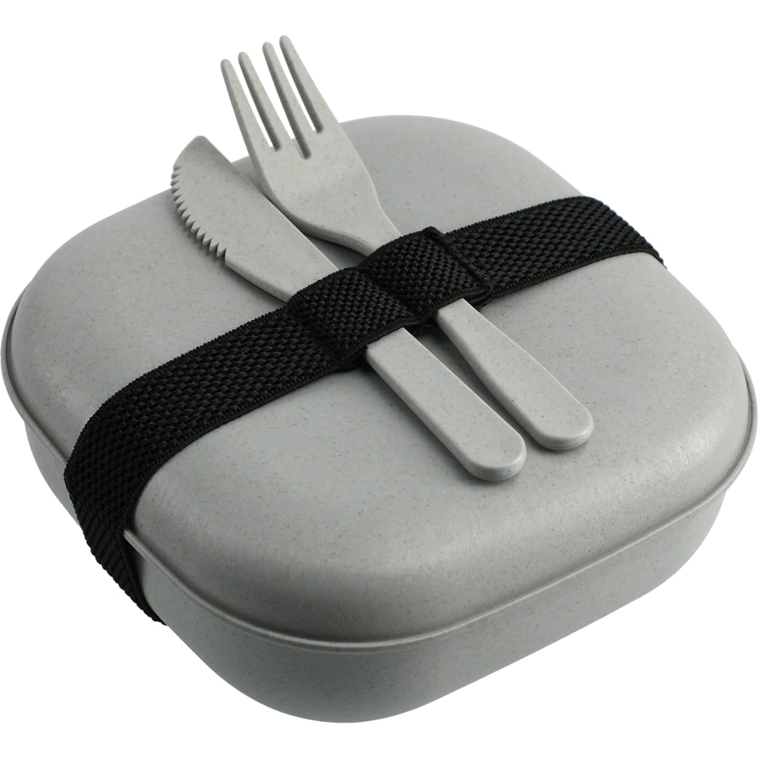 Wheat Straw Food Storage with Utensils 73