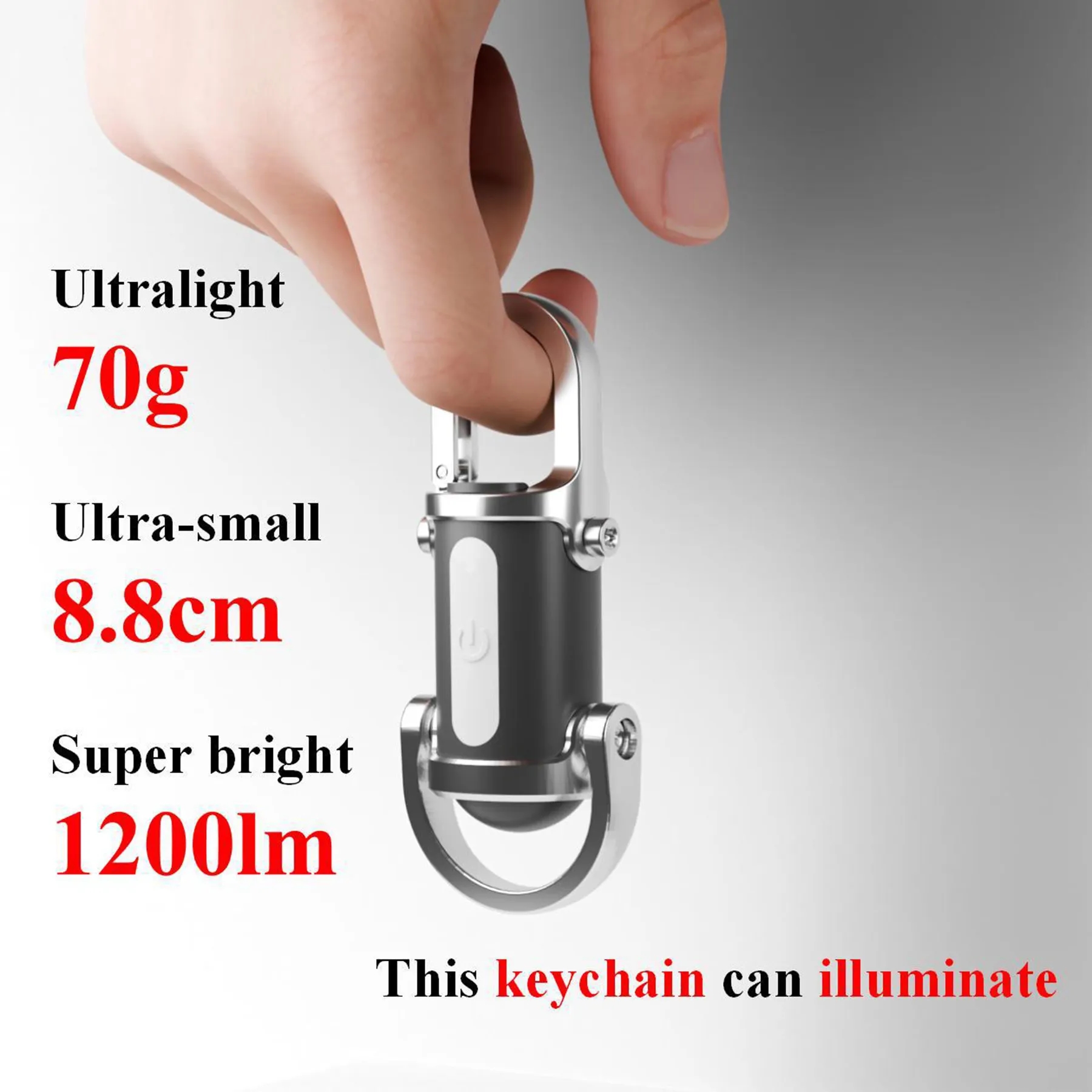 Waterproof Keychain Flashlight 5