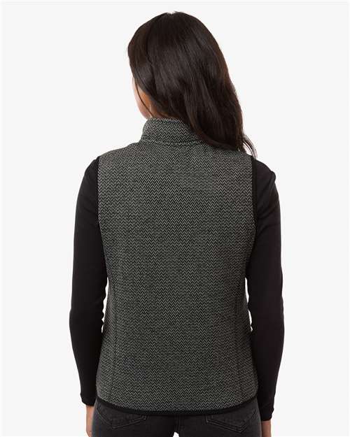 Women's Jasper Jacquard Fleece Vest - NE731W 12