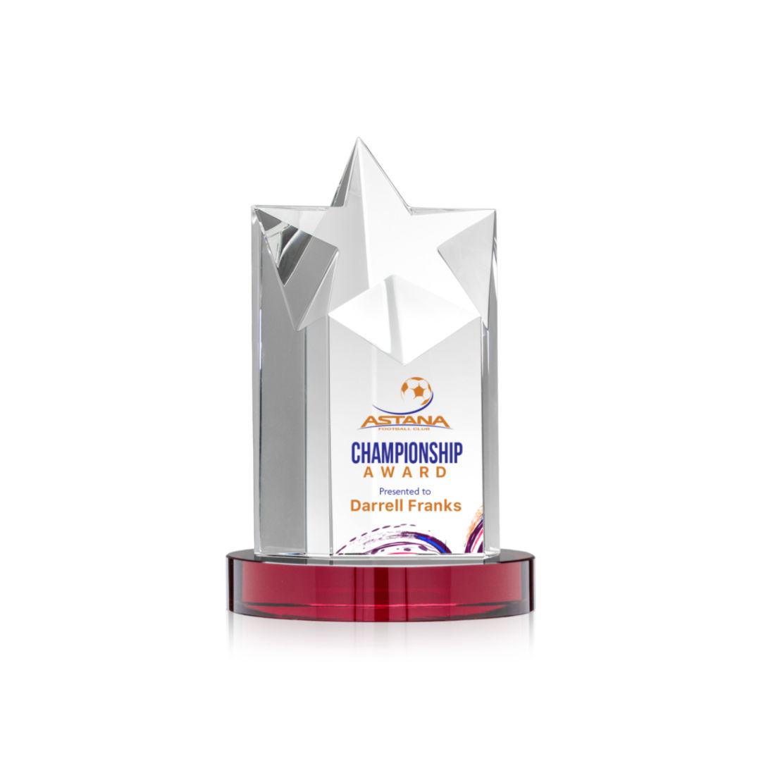 Berkeley VividPrint™ Award on Condor Base - Red 23