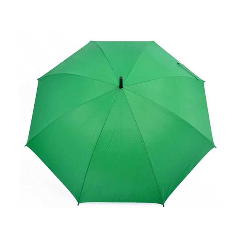 Multicolor Auto Open Fiberglass Arc Stick Umbrella With Straight Long Handle 2