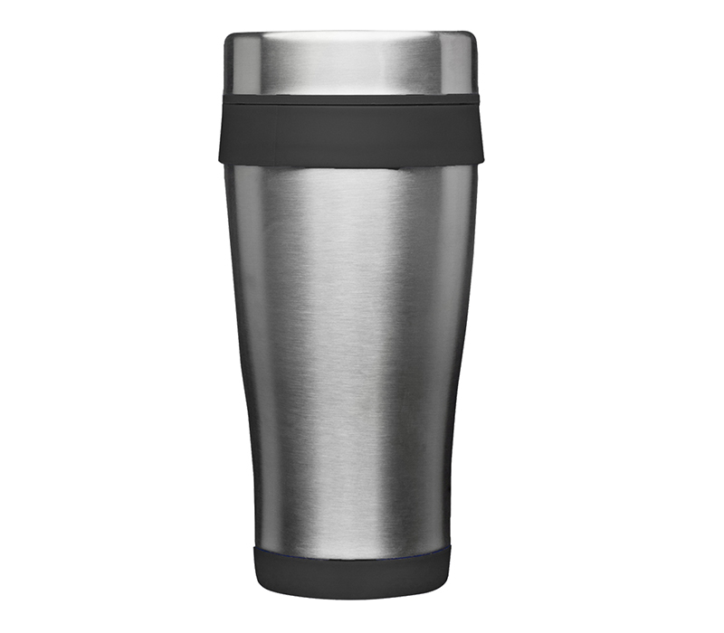 Stainless Steel Tumbler with Plastic Lid, 16 oz. 3