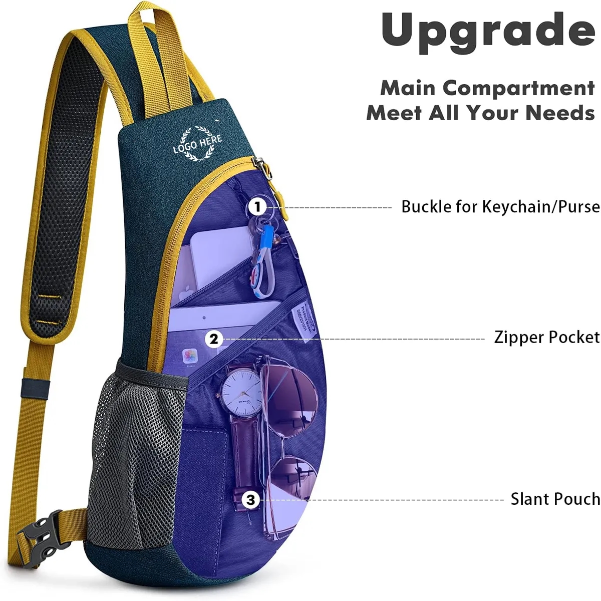 Cross Body Backpack for Men and Women 3