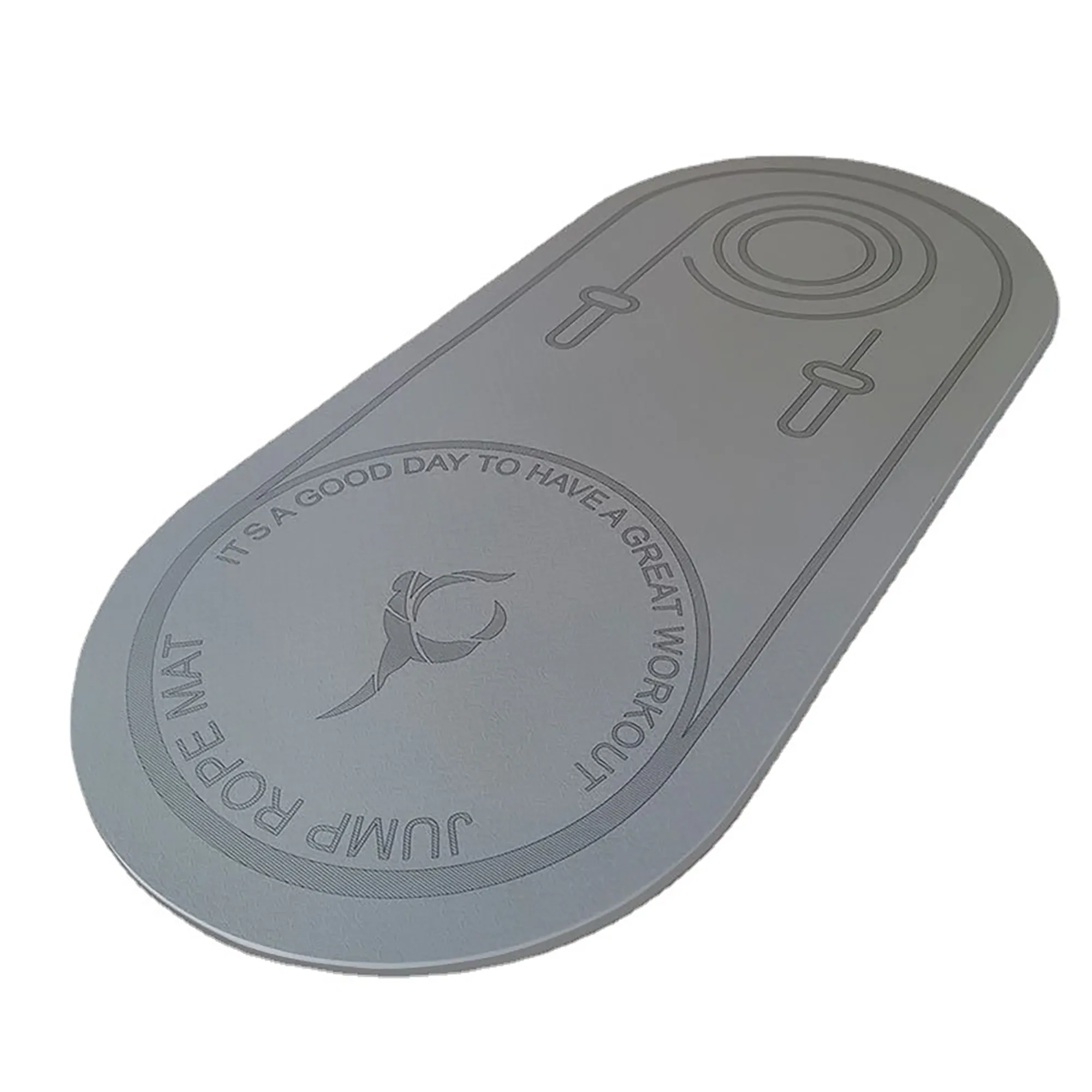 8MM TPE Soundproof Cushioning Pad Jump Rope Skipping Mat Yog 3