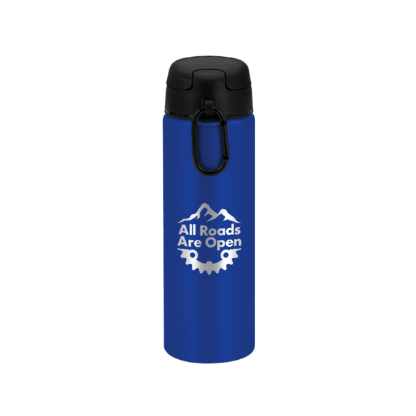 FastFlow Recycled Aluminum Bottle with Flip Lid, custom water bottle with logo imprint 181