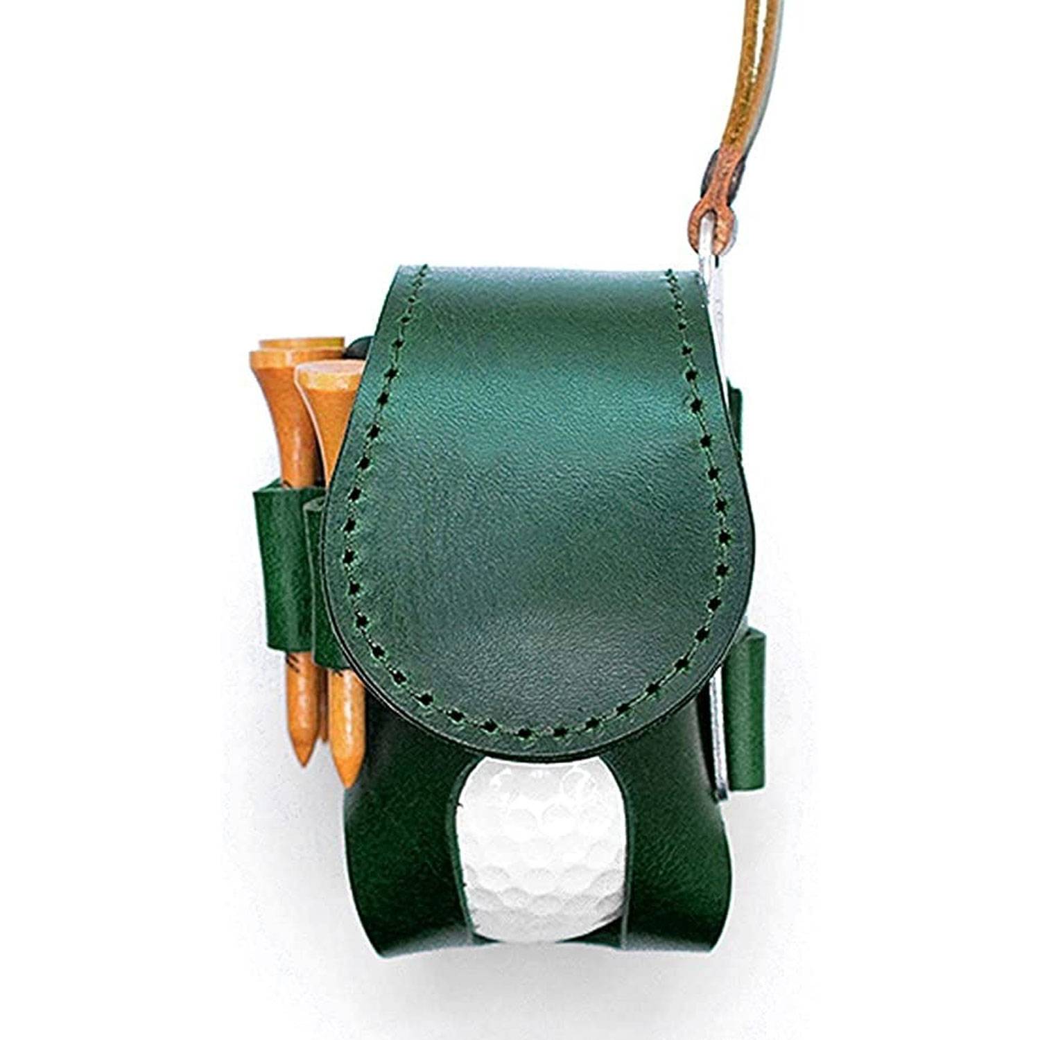 Genuine Leather Golf Pouch 1