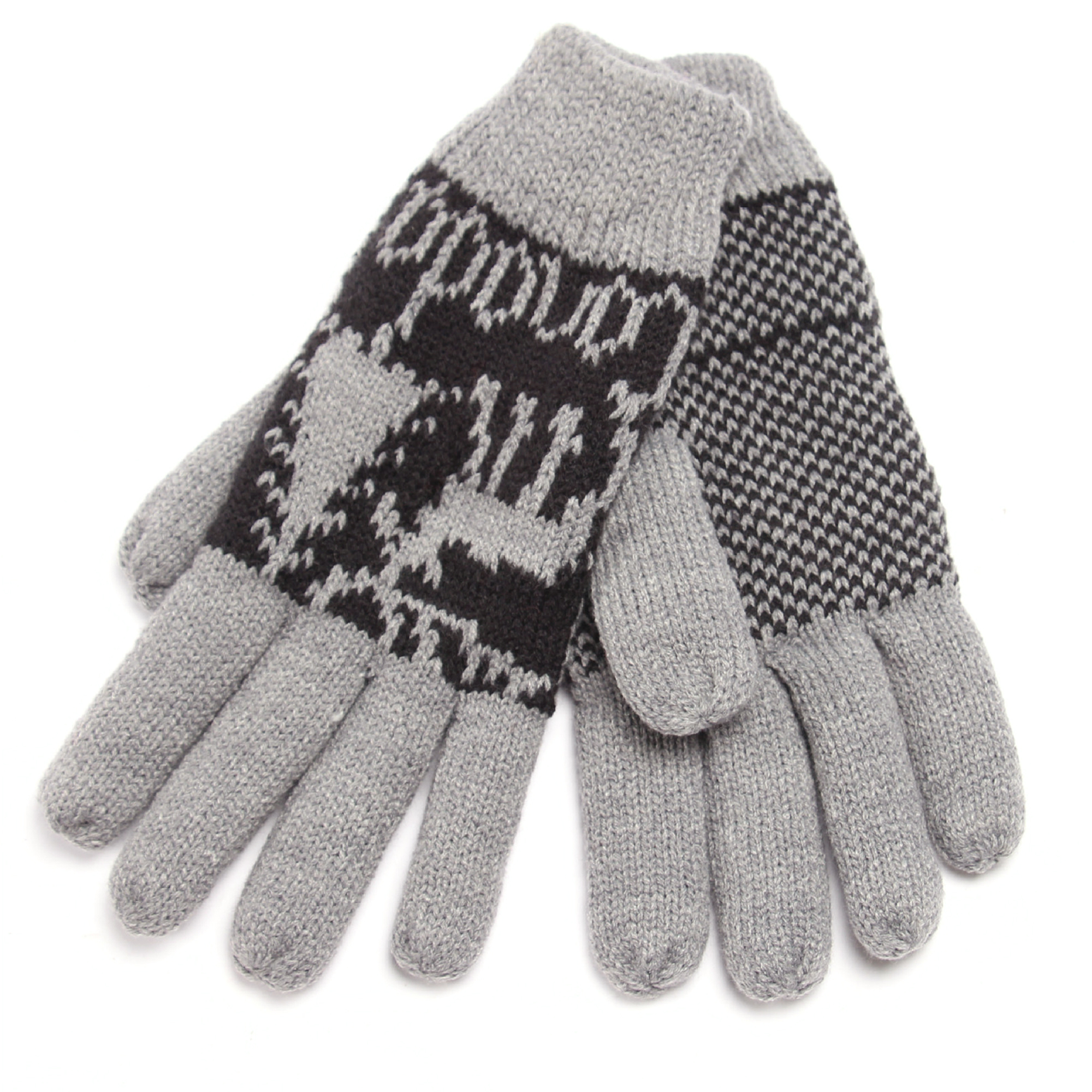 Christmas Patterned Pom Scarf Hat and Gloves Set Three Piece 5