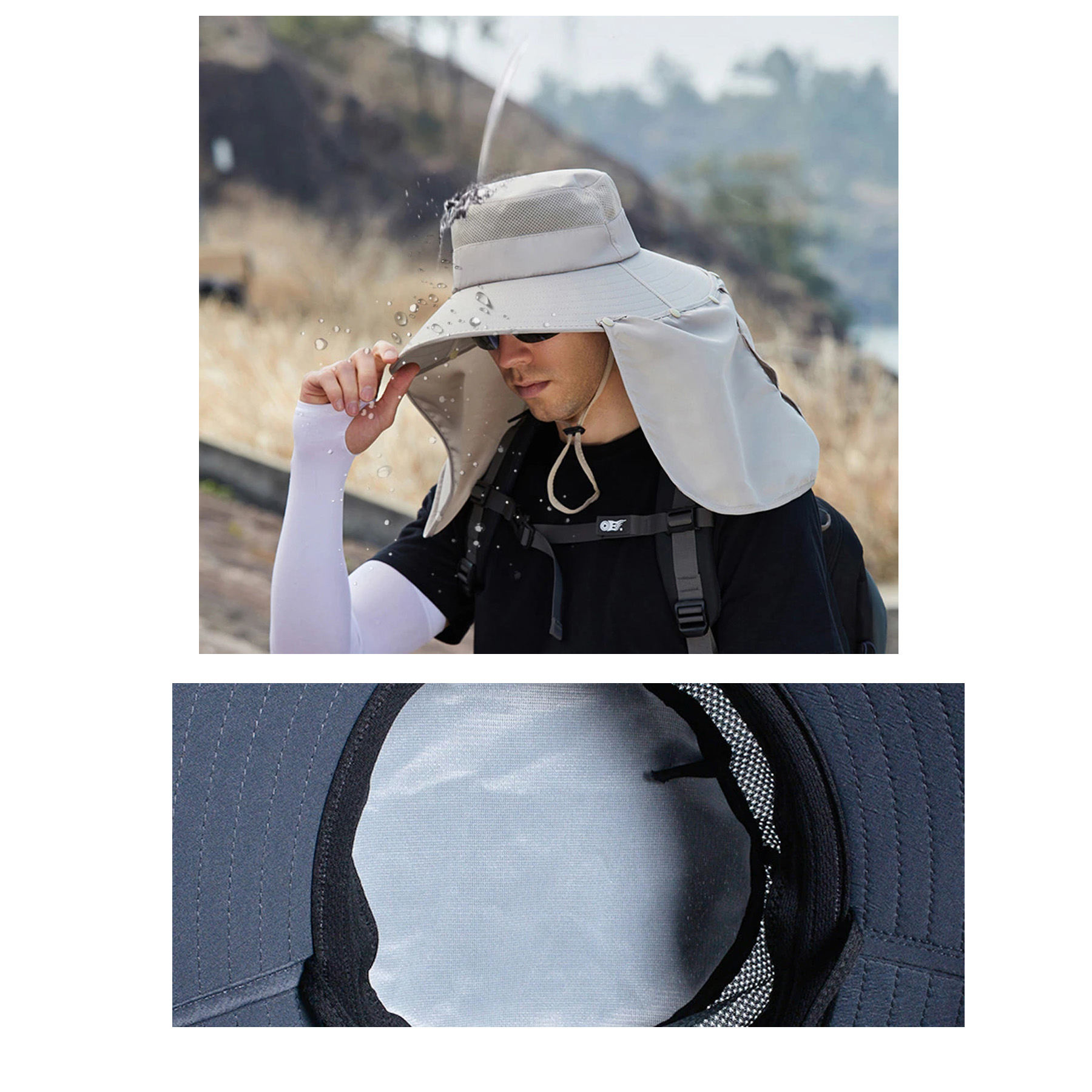 Foldable Windproof Fishing Hat 2