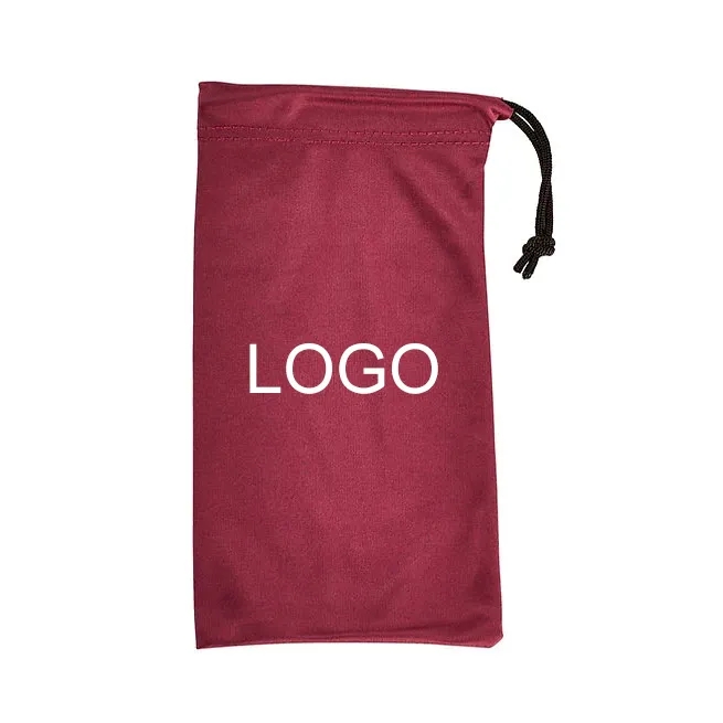 Microfiber Drawstring Glasses Pouch - Full Color 4