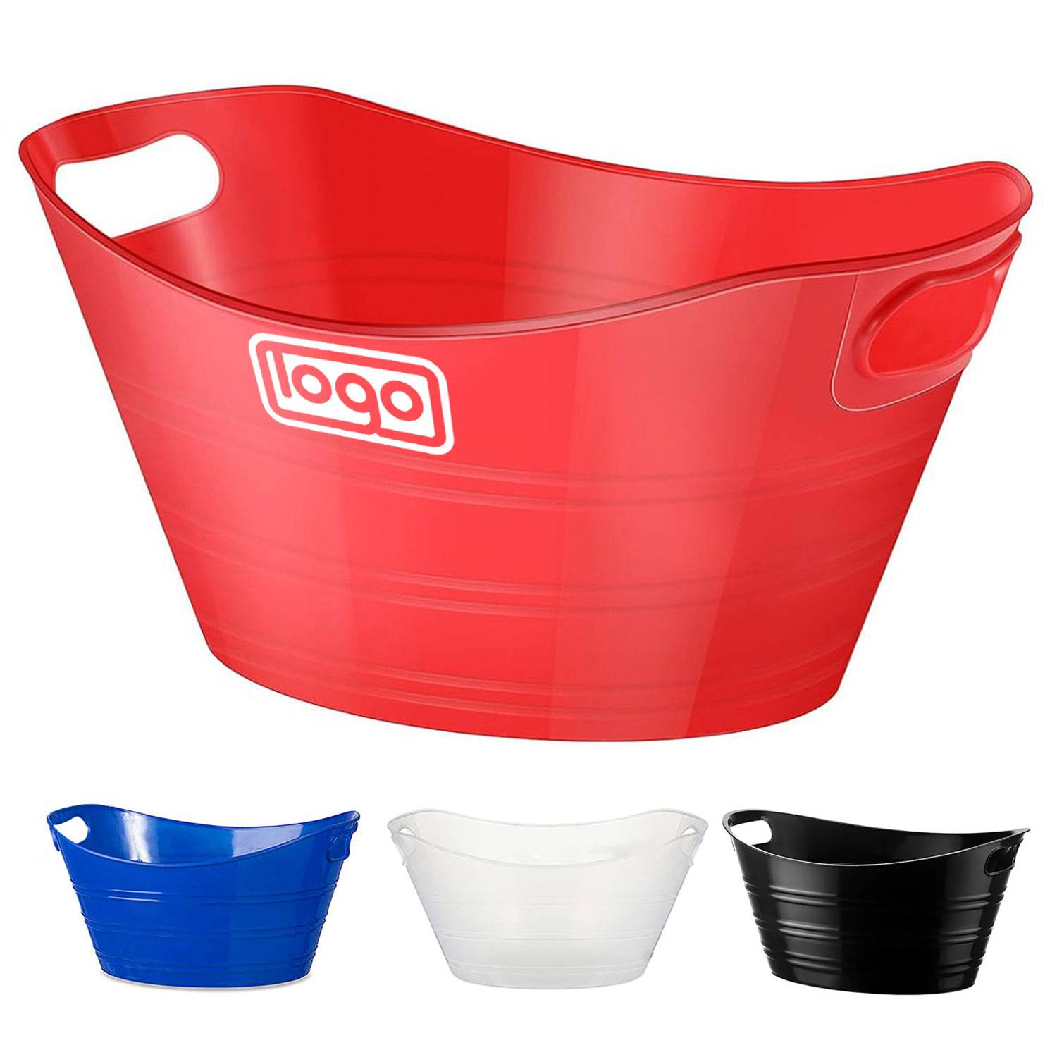 152 oz Heavy-Duty Plastic Ice Bucket 7