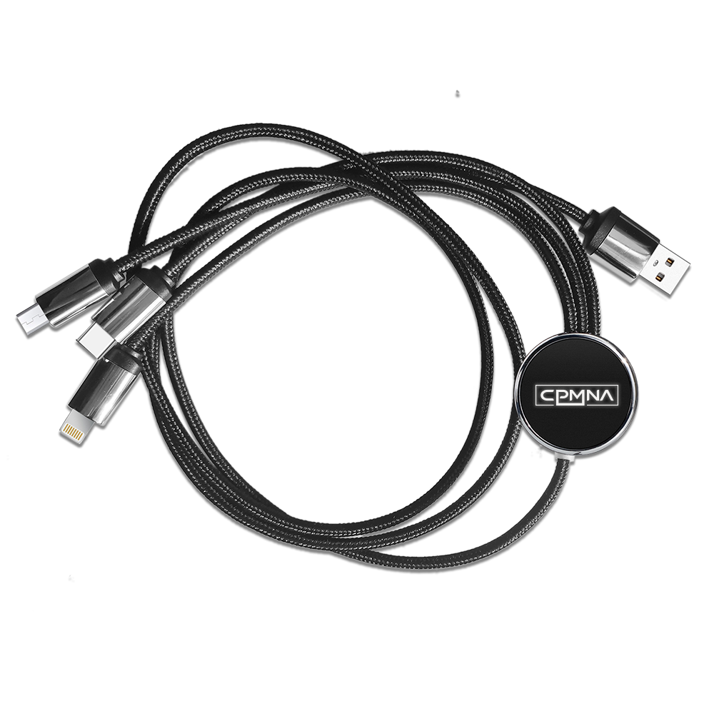 Modesto Back-lit 3-in-1 Charging Cable 5