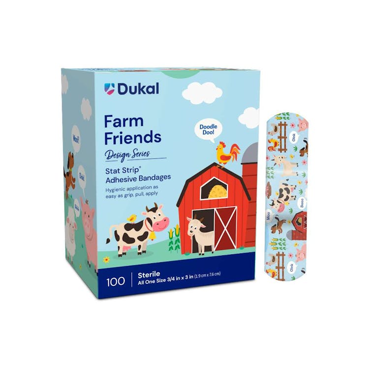 Farm Friends Adhesive Bandages 3/4" x 3" 1