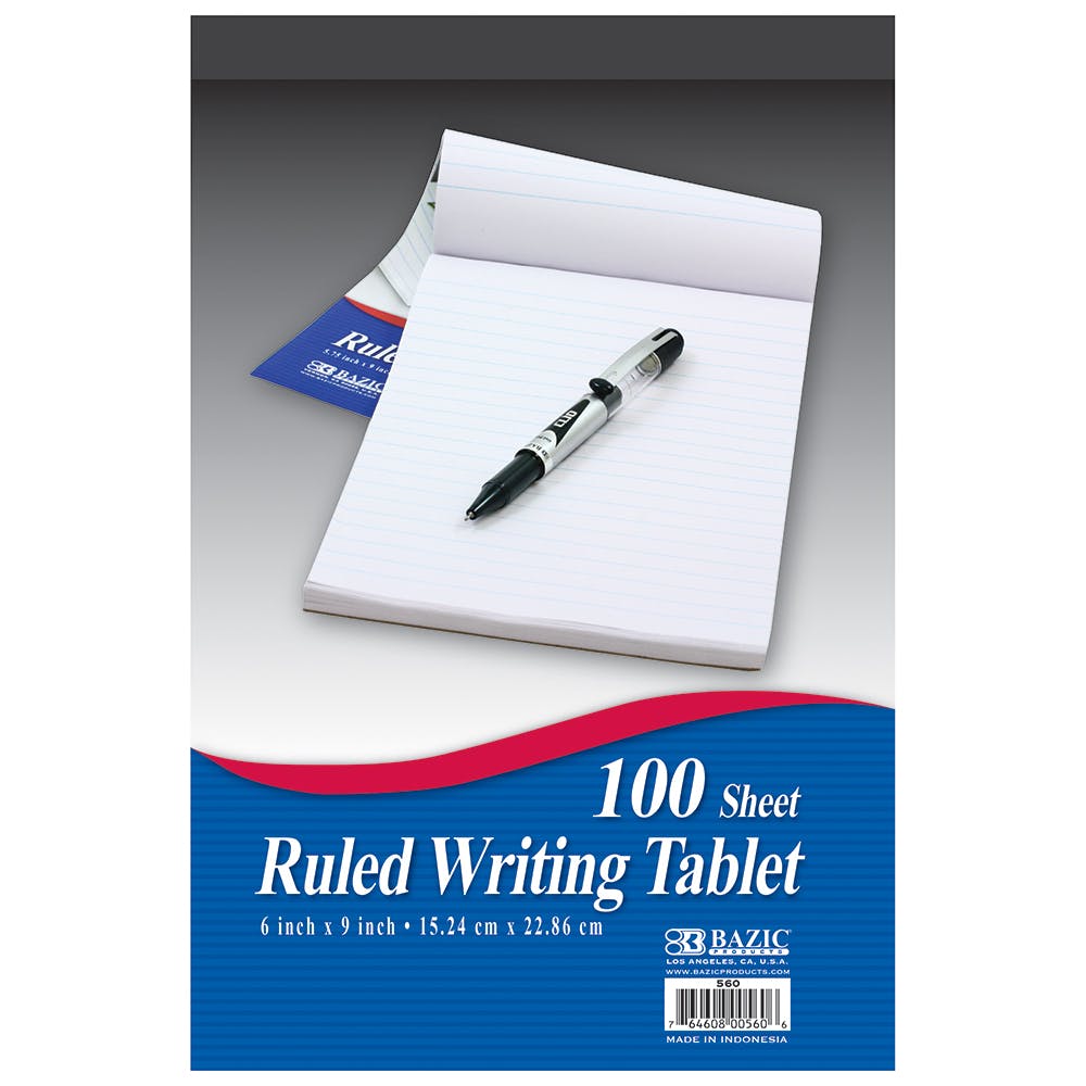 Ruled Writing Tablets - 100 Sheets 2