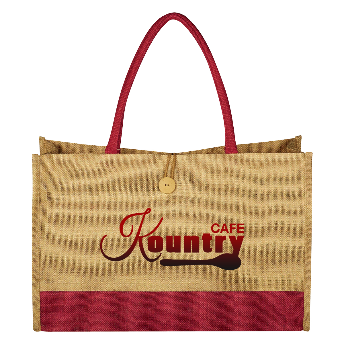 Jute Box Tote Bag, custom tote bag with logo imprint 7