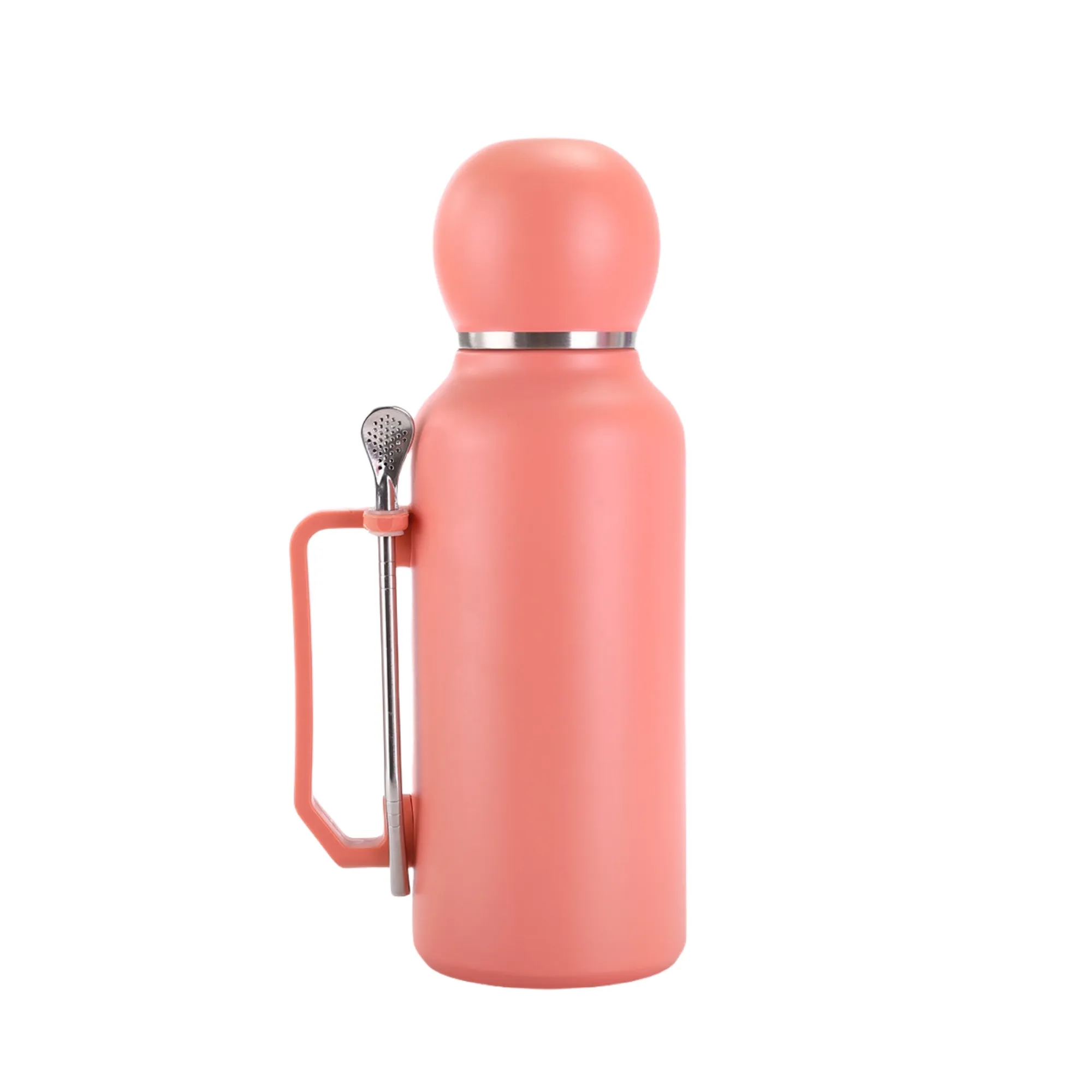 43oz 304 Stainless Steel Insulated Cup With Straw & Spoon 4