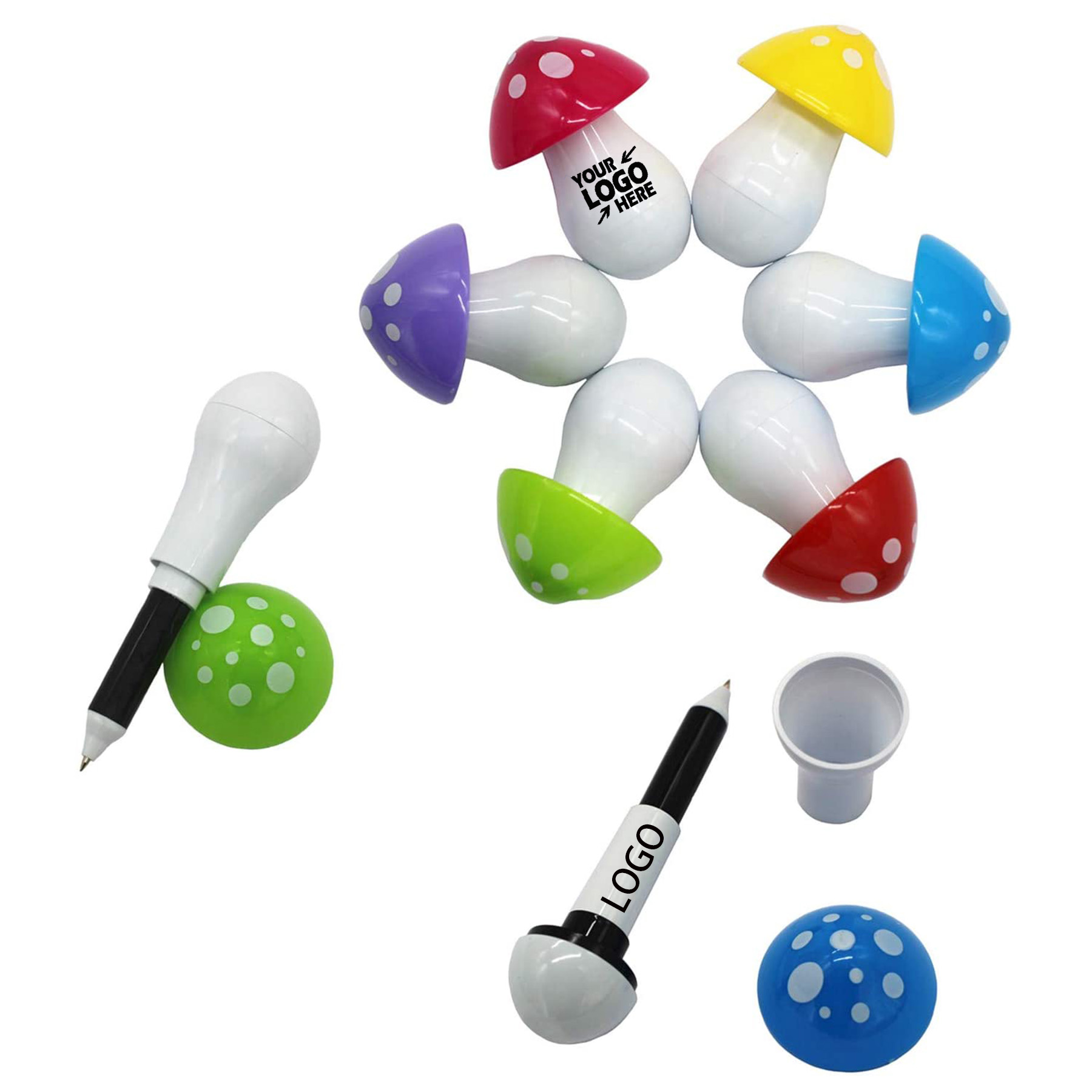 Mushroom Retractable Ballpoint Pen 2