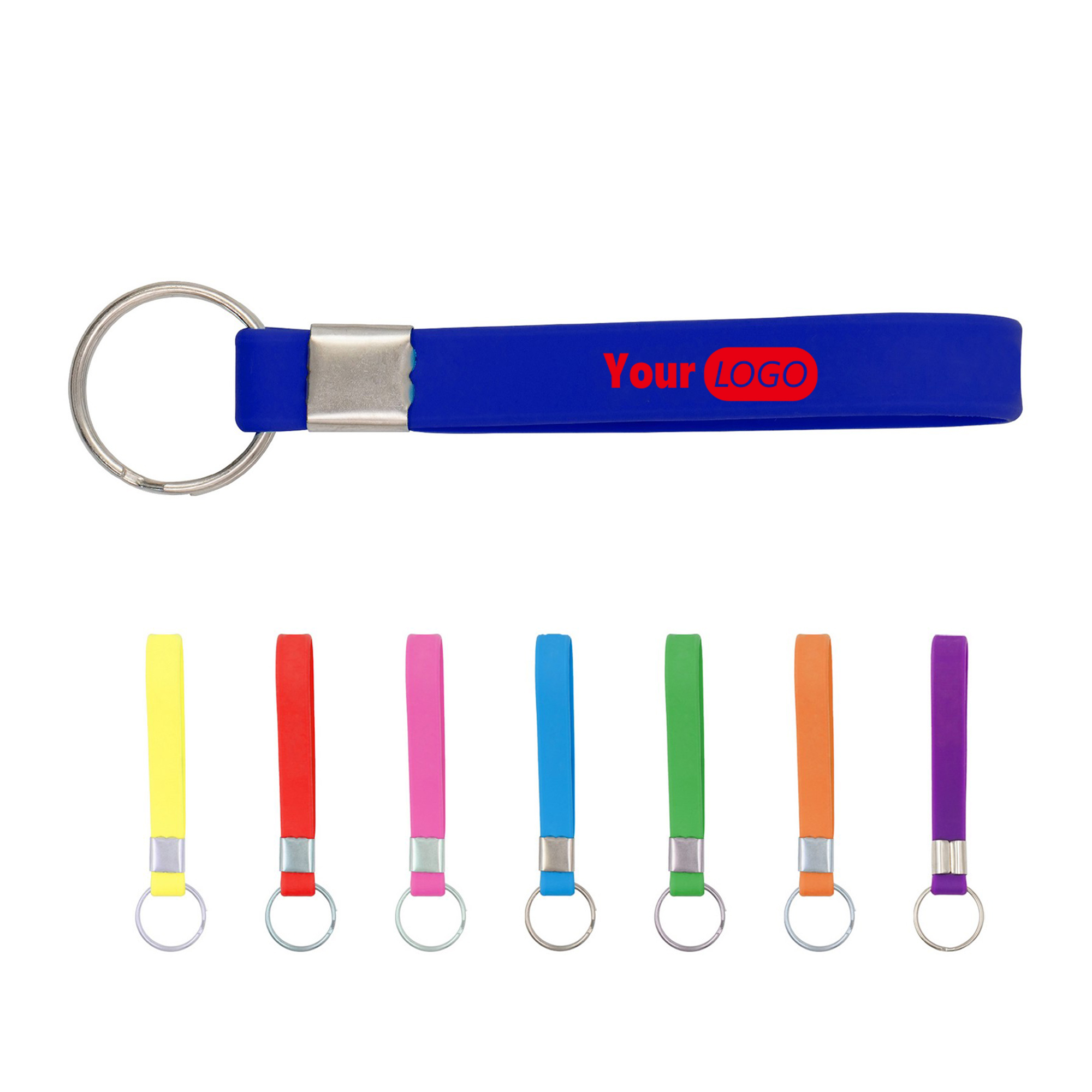 Silicone Wristband Keychain 1