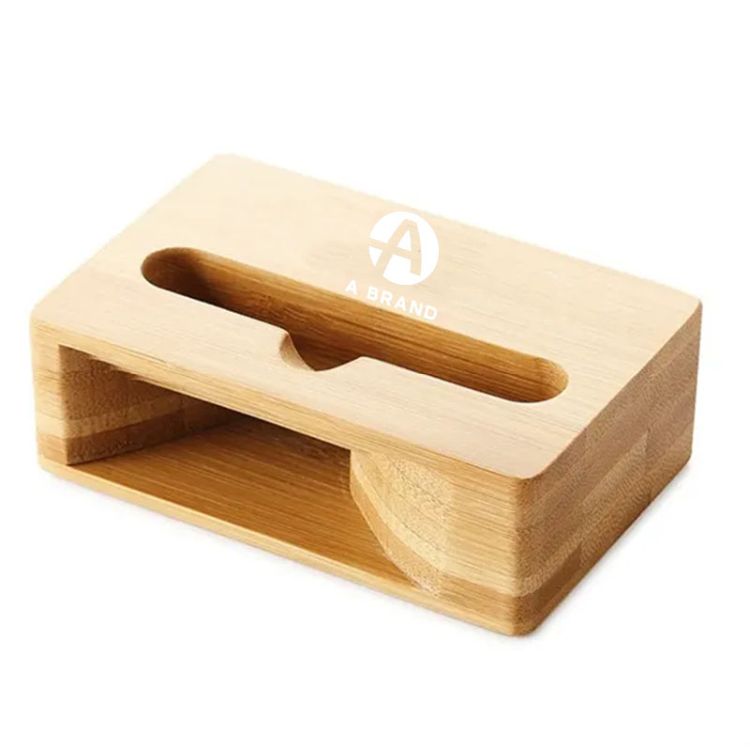 Bamboo Wooden Phone Amplifier Stand 2