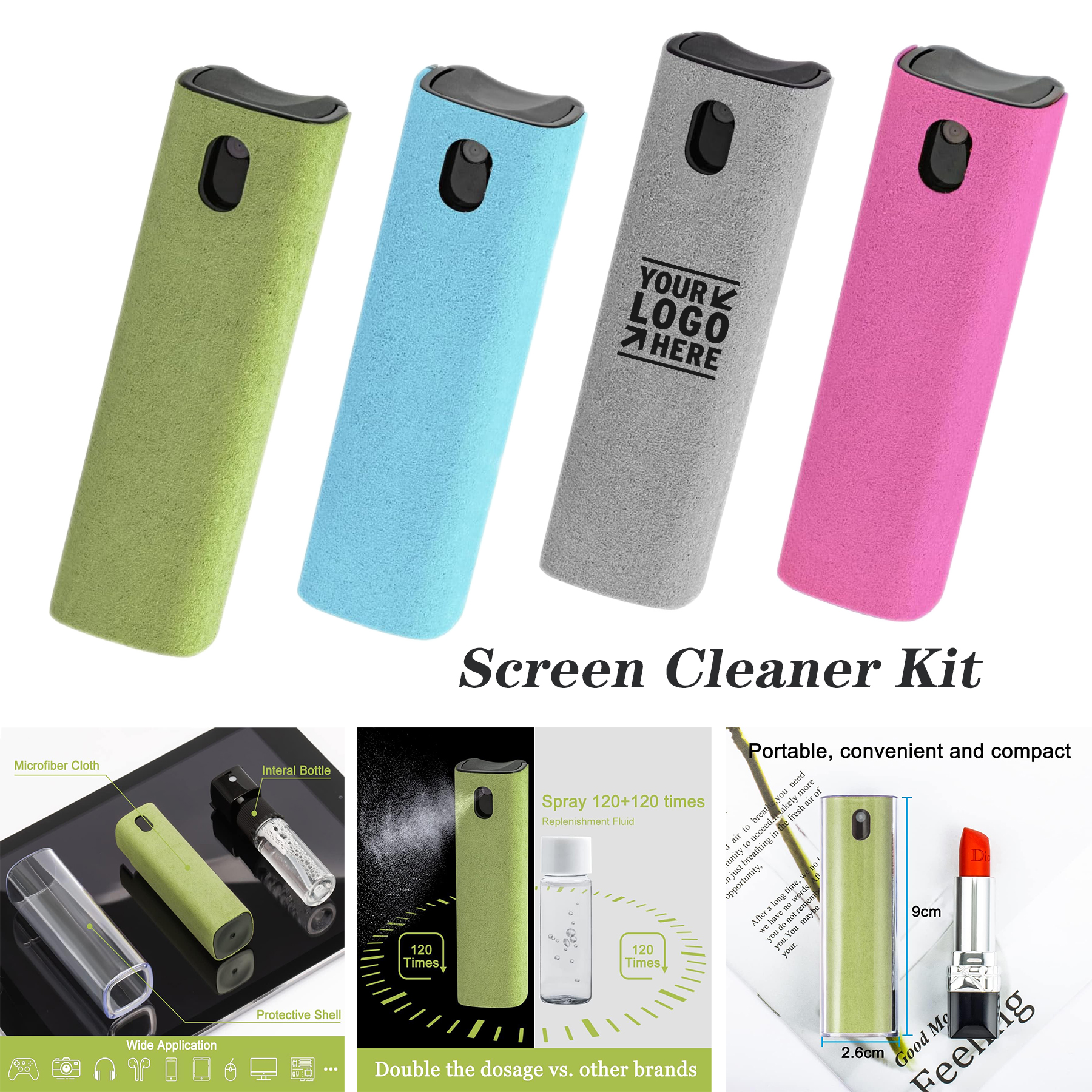 Electronic Smart Phone TV Laptop Screen Cleaner Touchscreen Mist Spray Eyeglasses Cleaning Kit