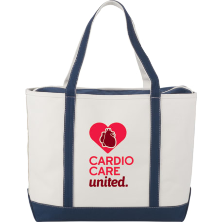 Baltic 24oz Cotton Canvas Tall Zippered Tote 55