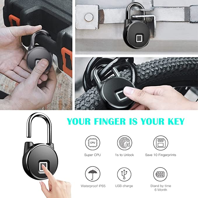 Smart Keyless Padlock w/ USB Rechargeable 21