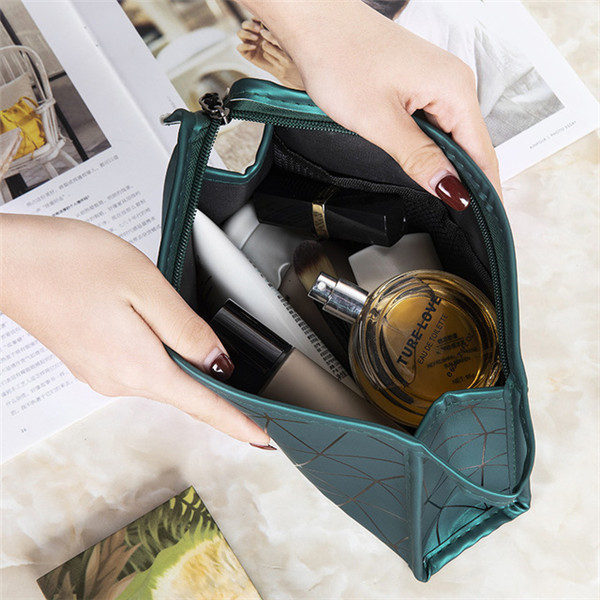 Geometric Diamond Beauty Makeup/Storage Bag 5