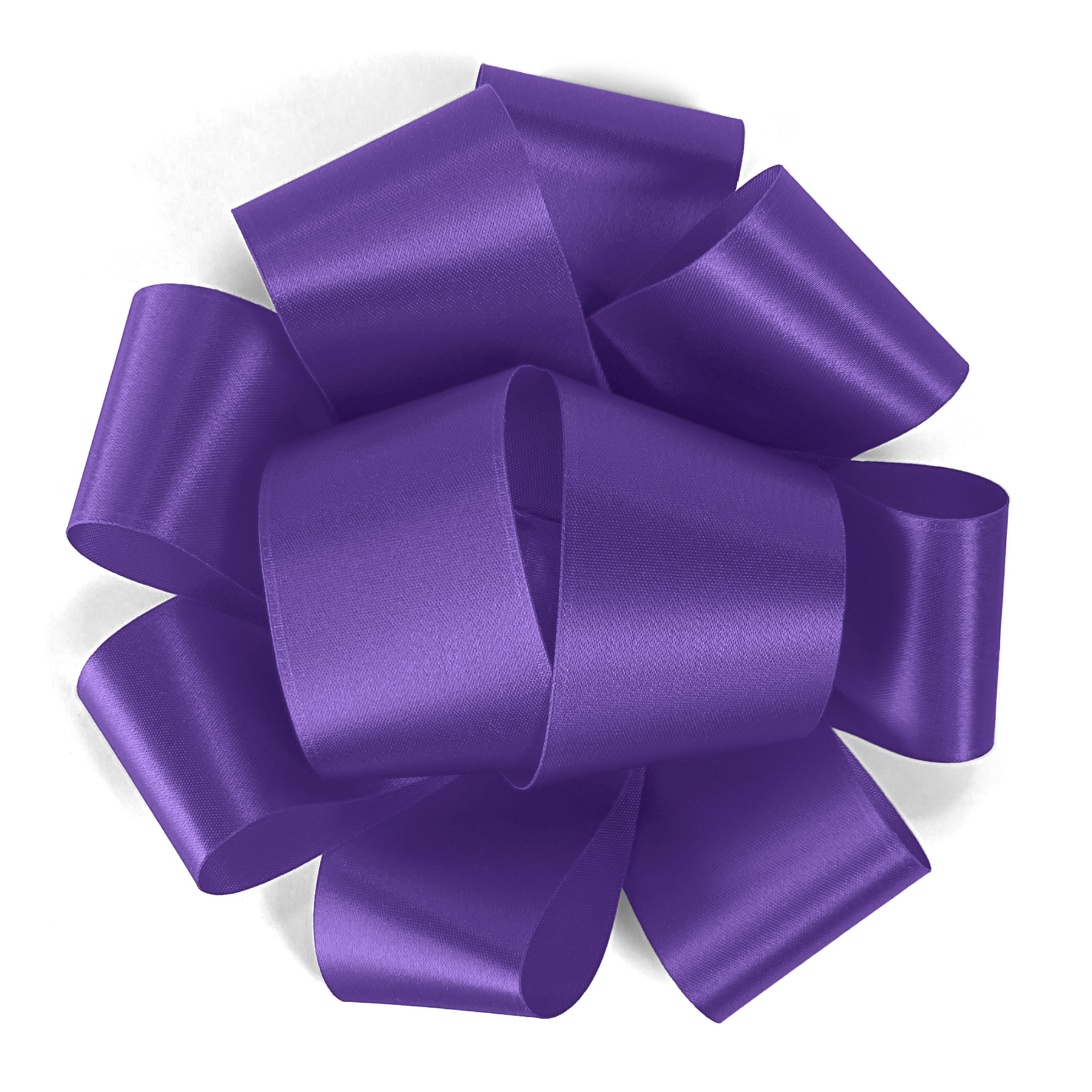 1½" Badge Satin Bow - Sparkle 10