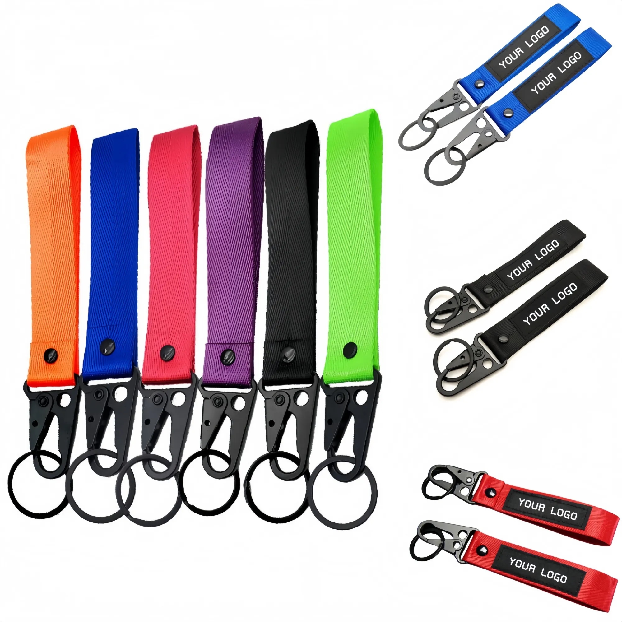 Full Color Fabric Keychain For Motorcycle 1