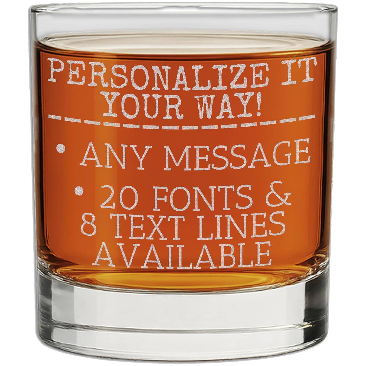 8/11oz Thick Walled Whiskey Glass 5