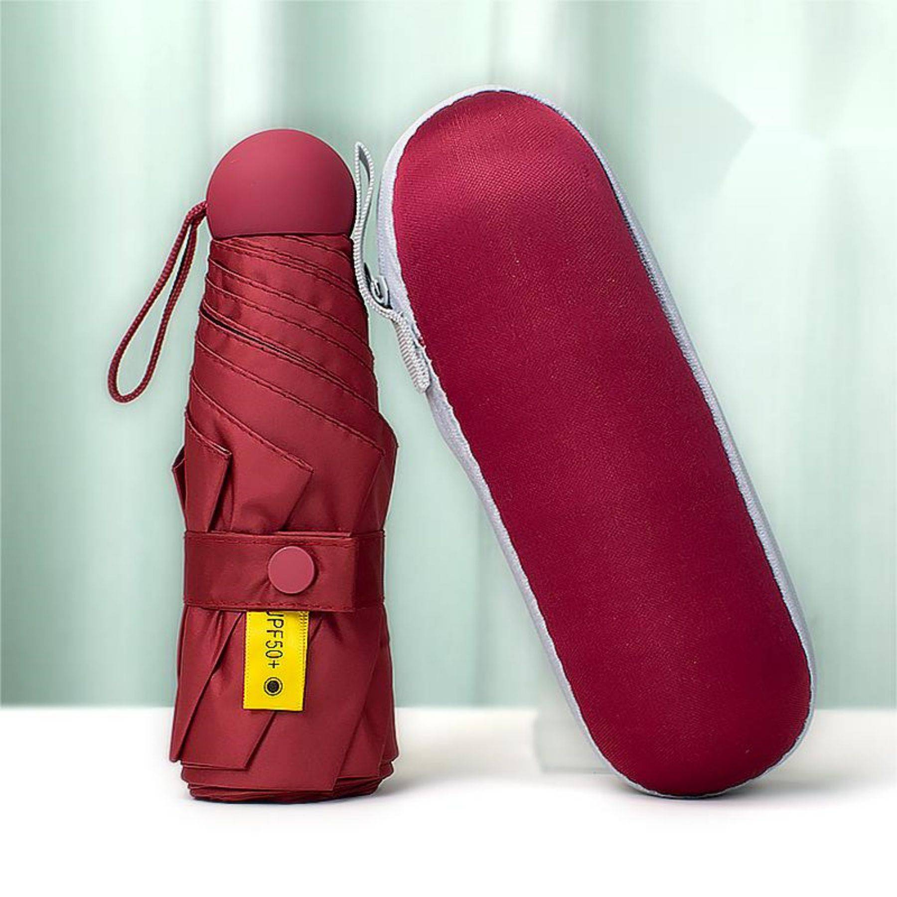 Portable Folding Sun Umbrella With Bag 7