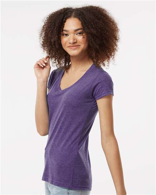 Women's Poly-Rich V-Neck T-Shirt - 244 39