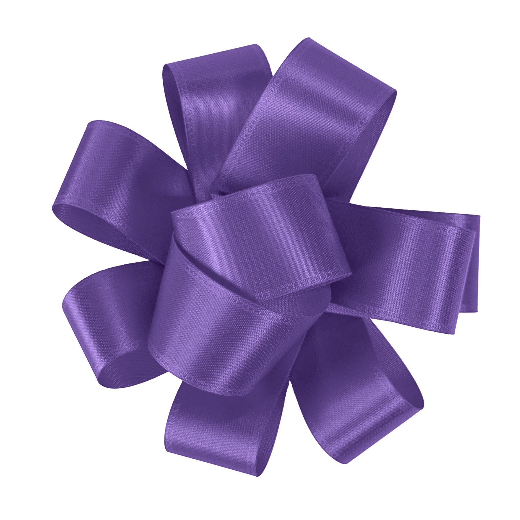 1" Badge Satin Bow - Sparkle 9