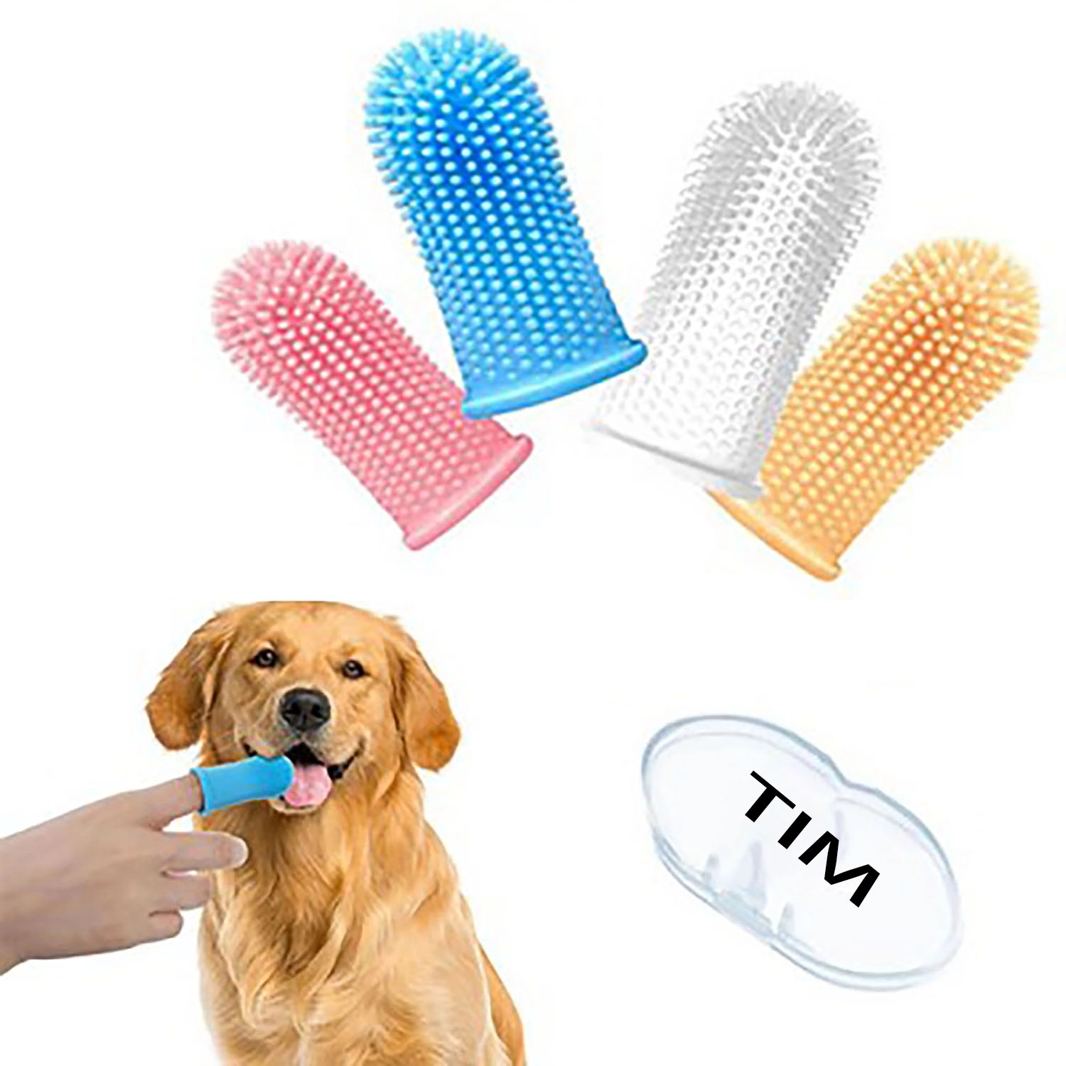 Silicone Pet Toothbrush 1