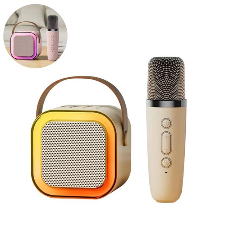 Premium LED Karaoke Machine with Wireless Microphone 2