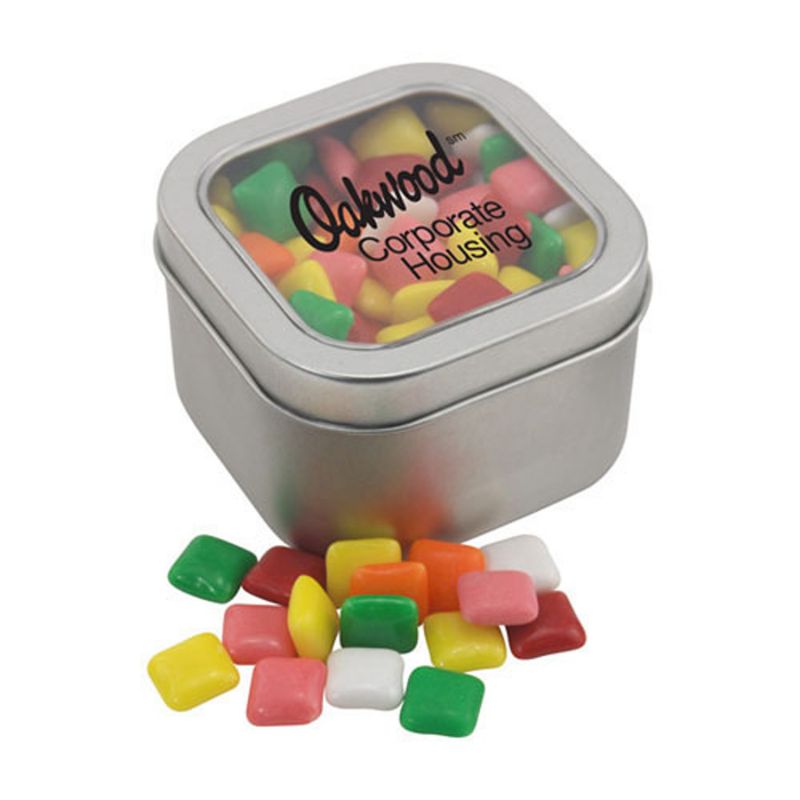 Window Tin with Mini Chicklets 1
