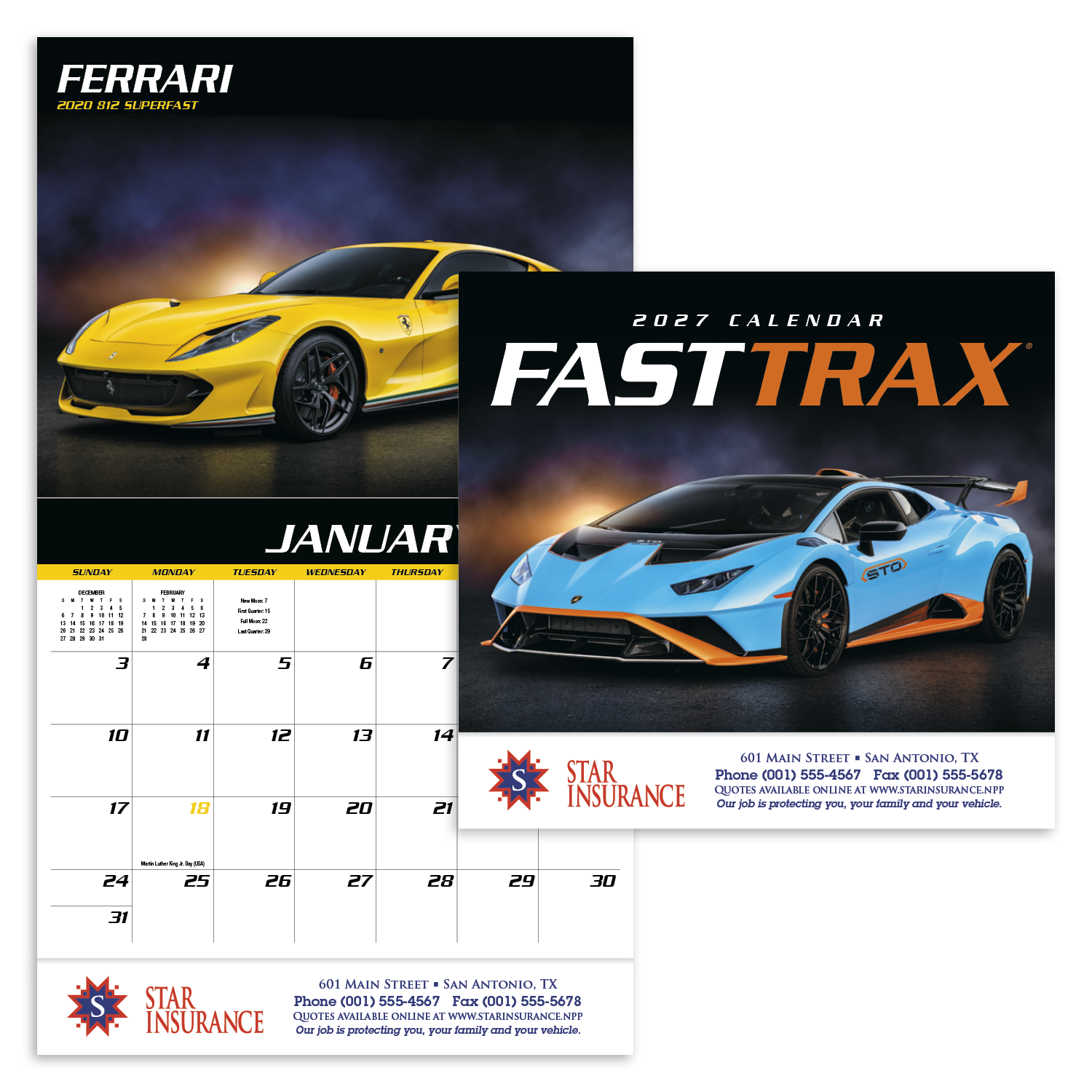 HotLine® Products Fast Trax® Appointment Calendar - Stapled 61