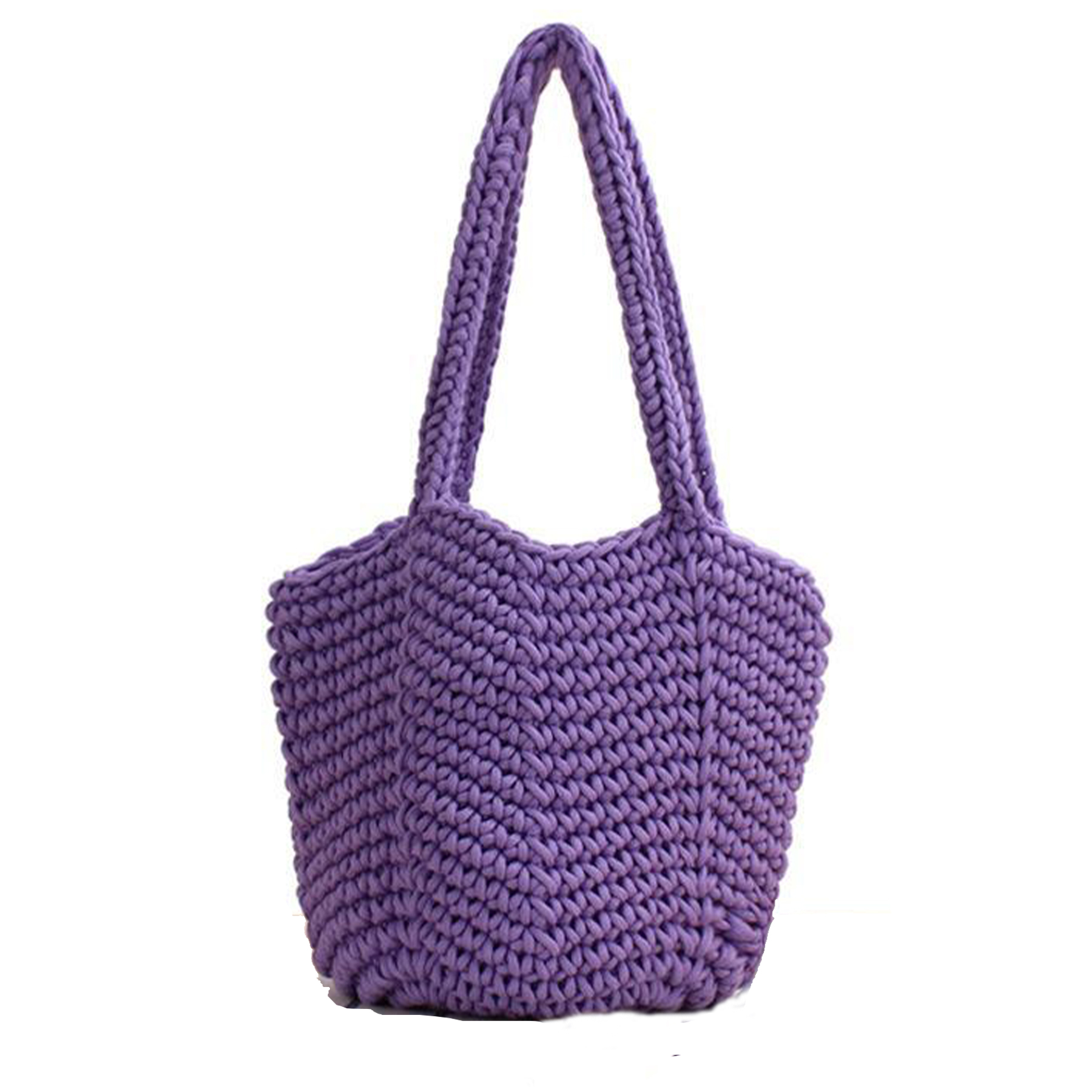 Jute Women Cotton Knitted Tote Bag Mesh Beach Bag, custom tote bag with logo imprint 5