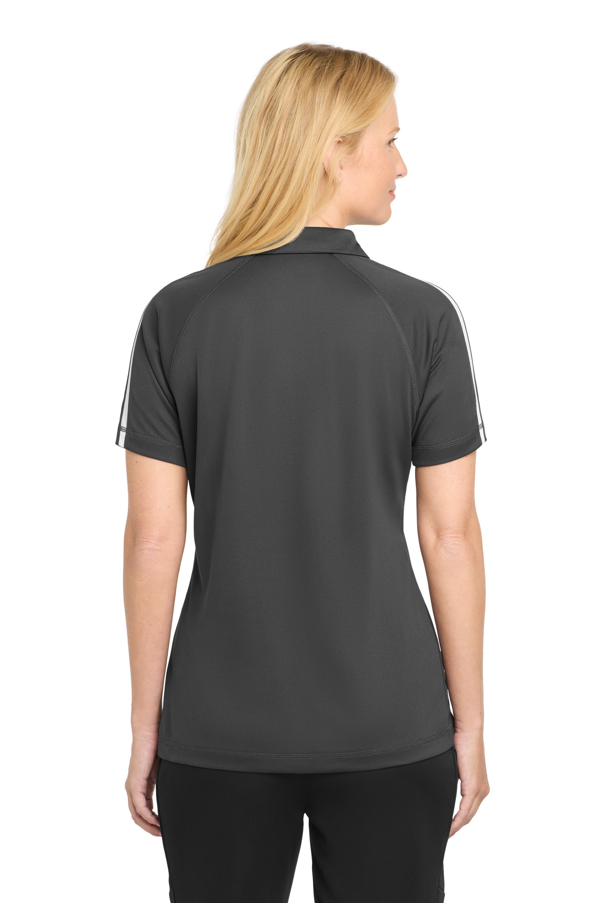 Sport-Tek Women's PosiCharge Micro-Mesh Colorblock Polo. LST685 26