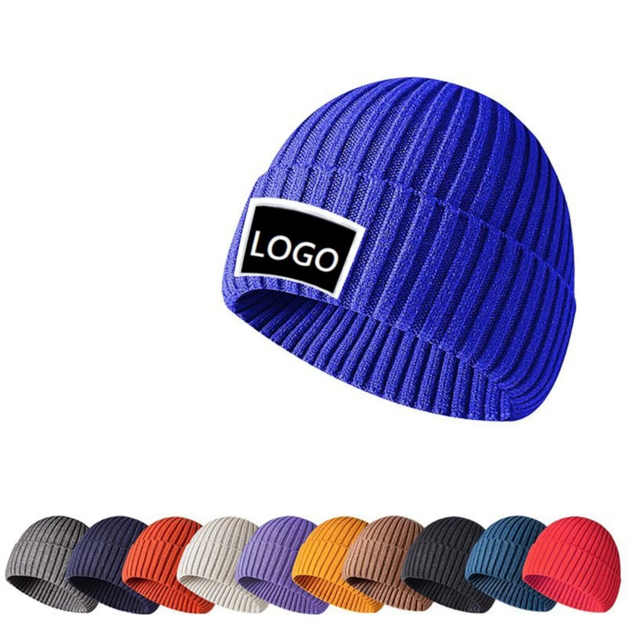 Cloth Label Knitted Beanie 2