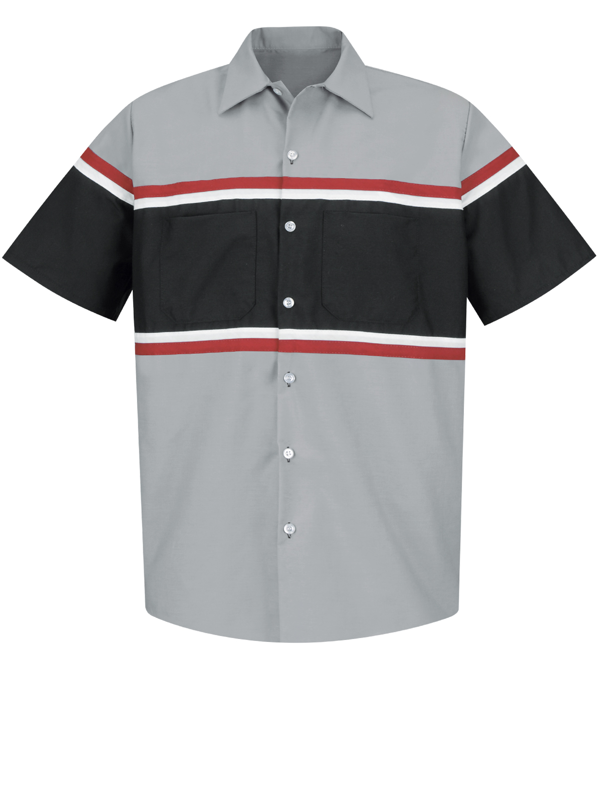 Red Kap Shirts -  Men's Short Sleeve Industrial Work Shirt 8