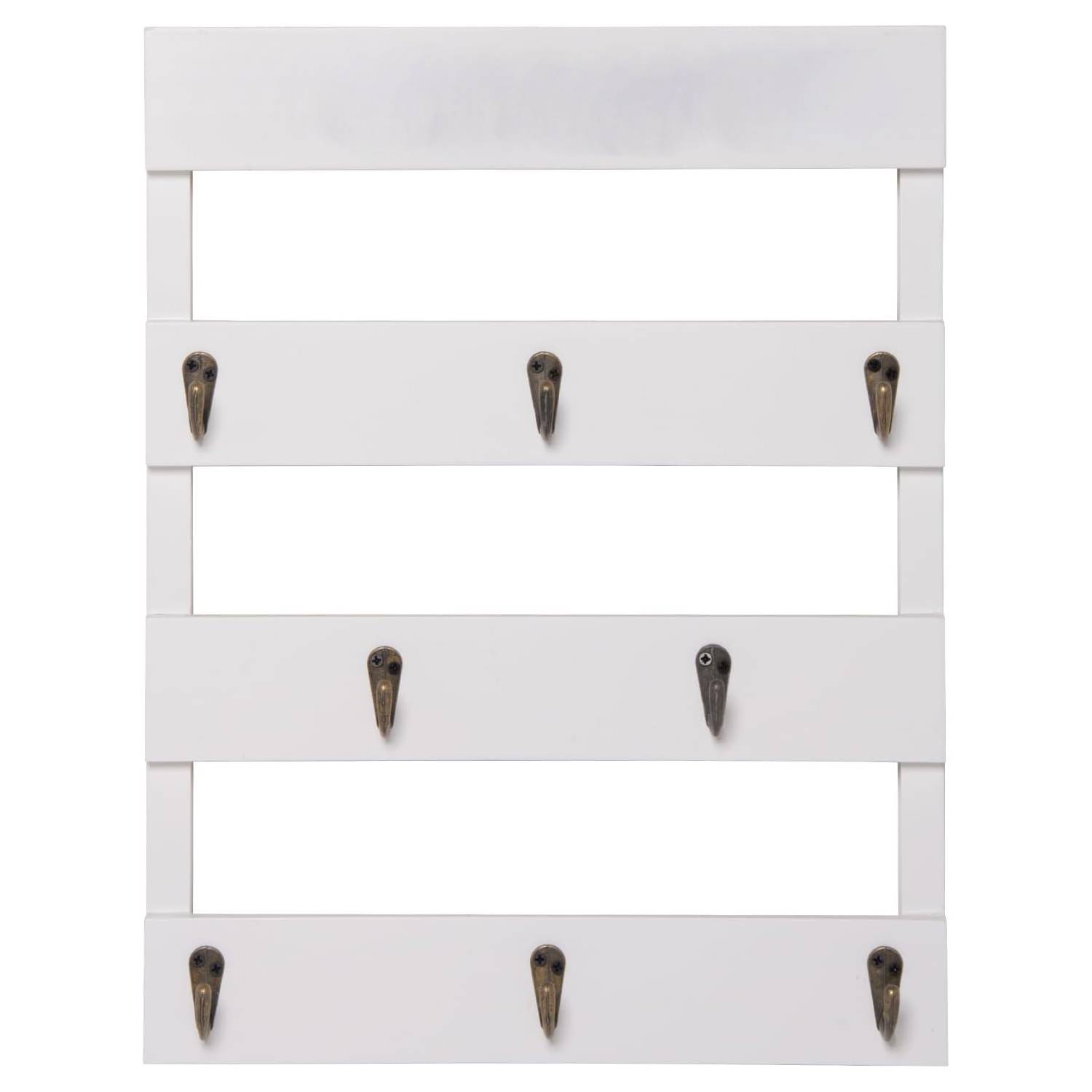 Wall Mounted Solid Wood Mug Holder w/ 8 Hooks 6