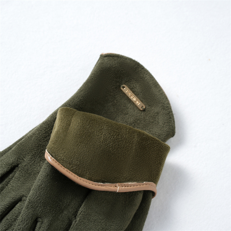 Winter Suede Gloves For Women 9