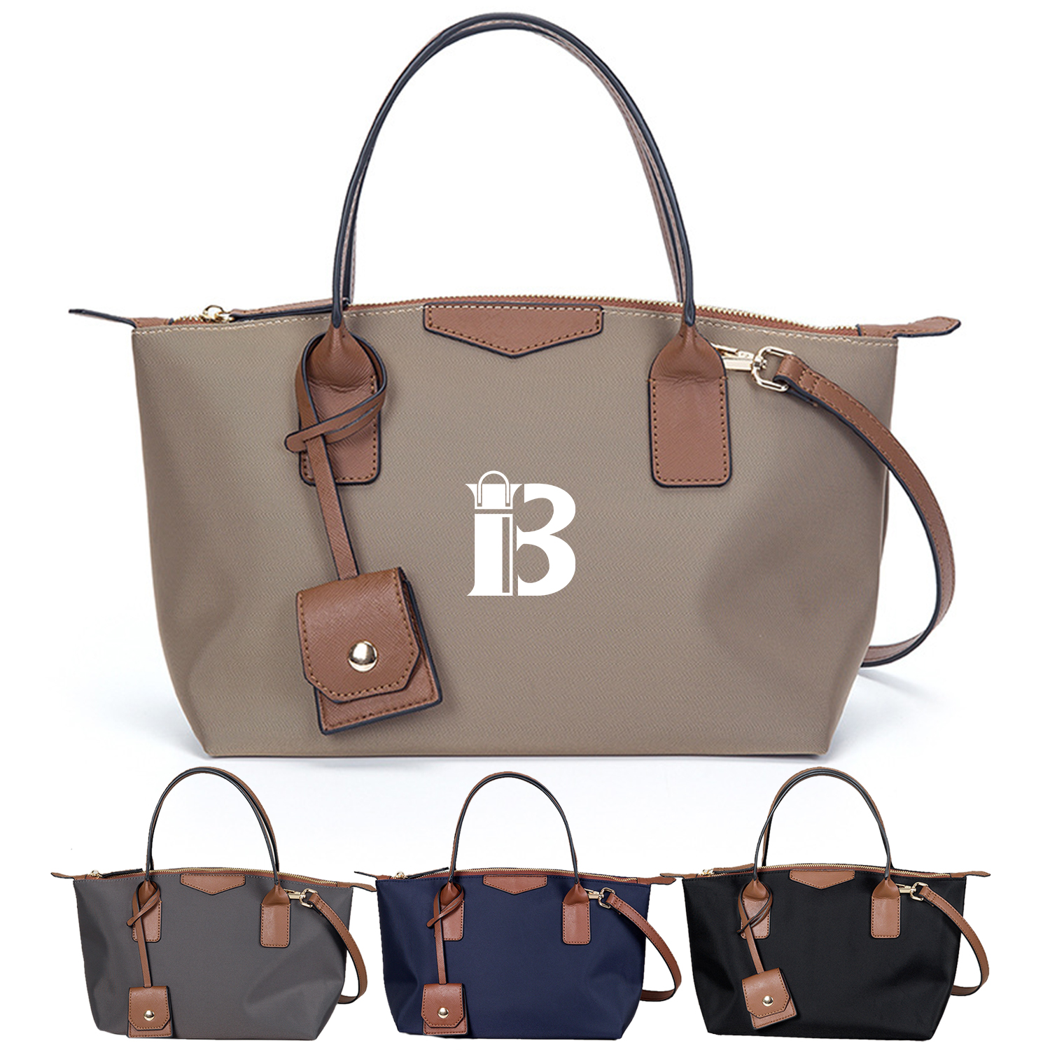 Lightweight Nylon Tote Crossbody Bag 2