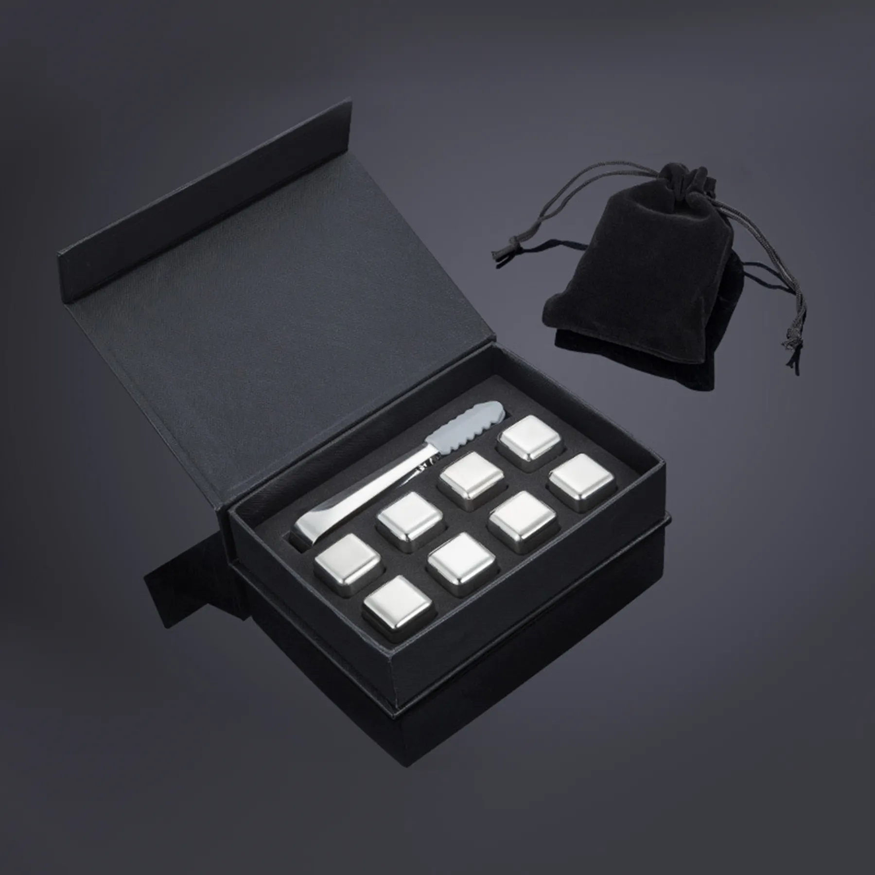 Whiskey Square Ice Cube Gift Set 3