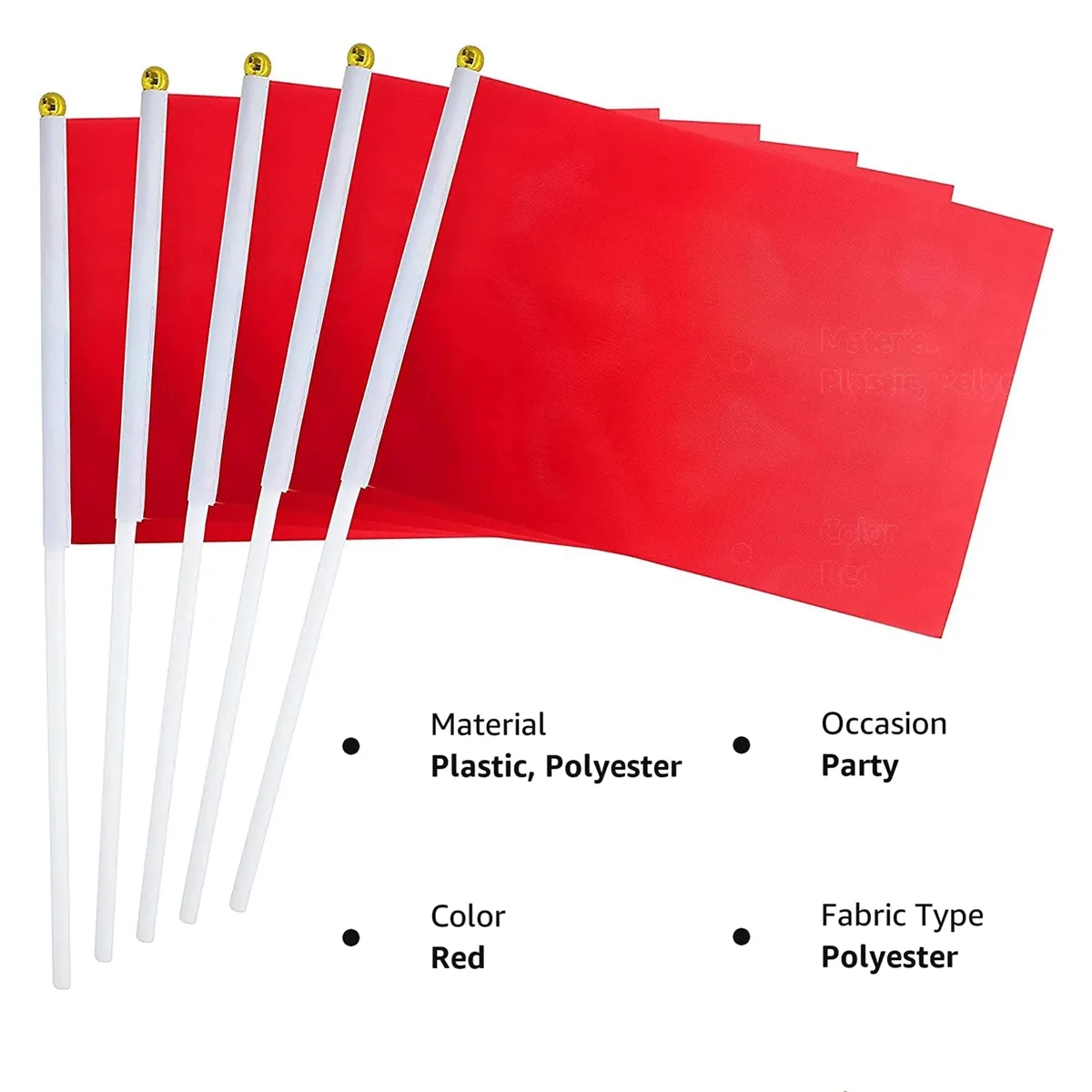 Spring Outdoor Garden Party Festive Hand-Waving Flag 5